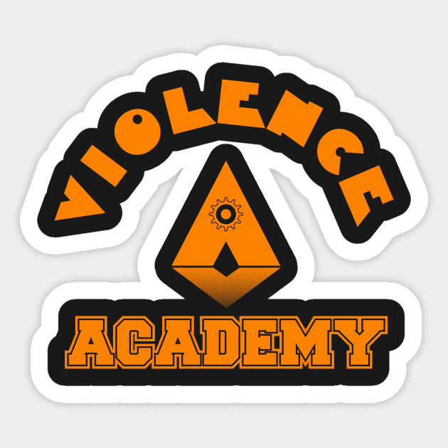 Violence academy Sticker by karlangas